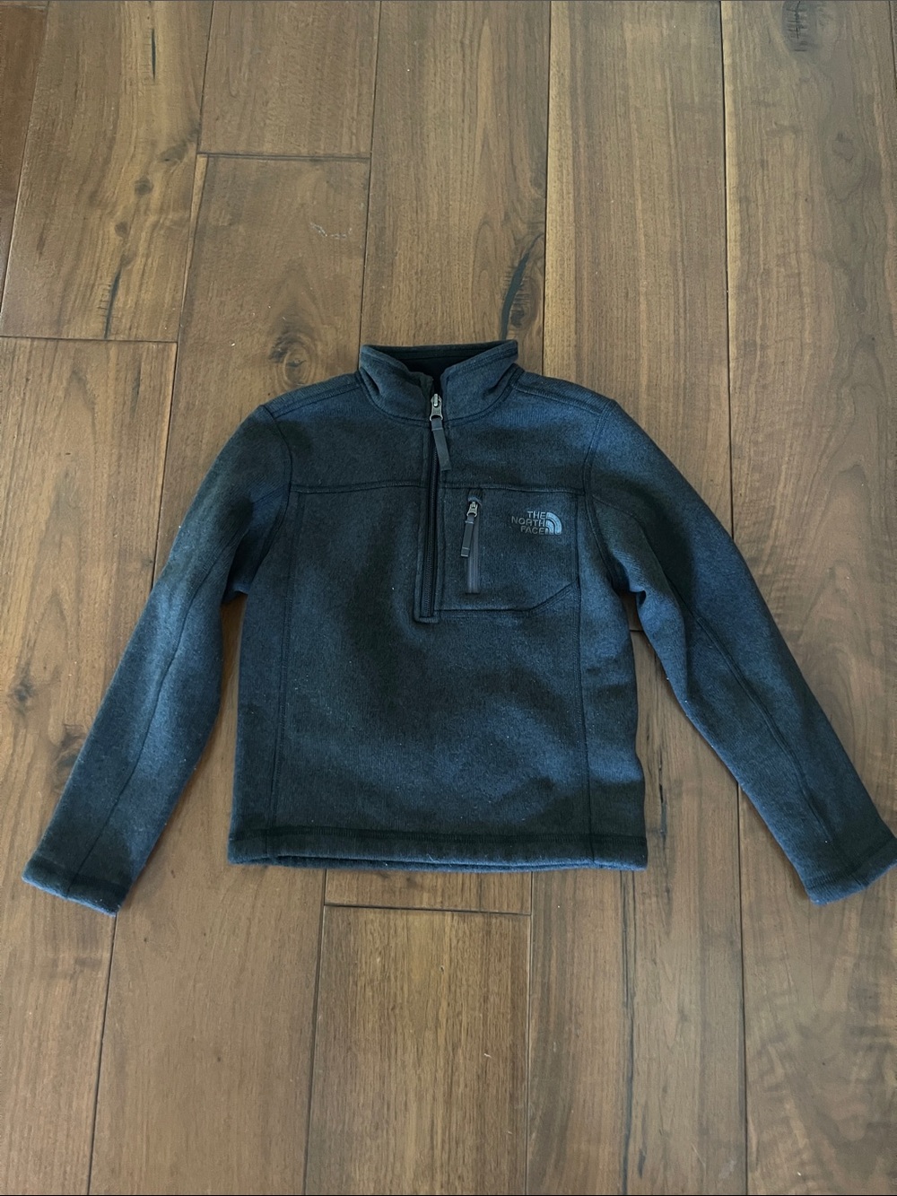 The North Face Kids Black Quarter-Zip Fleece Pullover